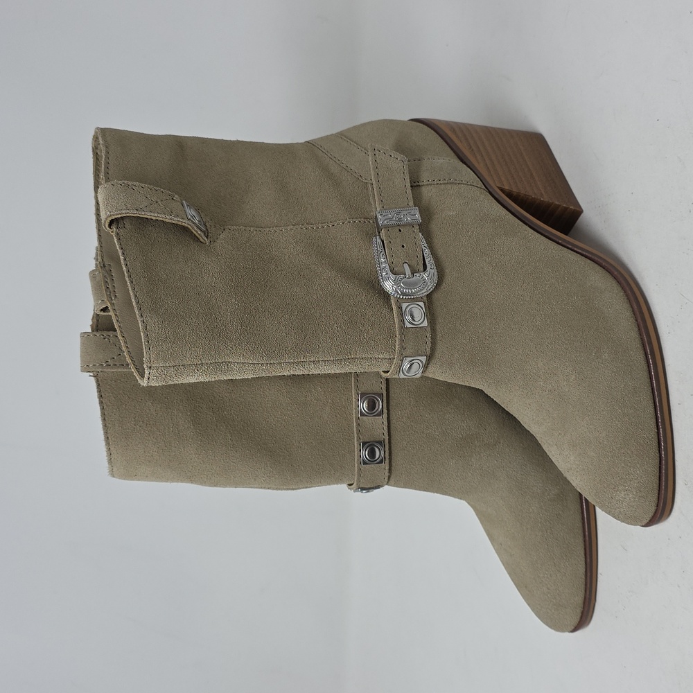 Lucky Brand Sogn Suede Leather Women's Western Boots Size 5